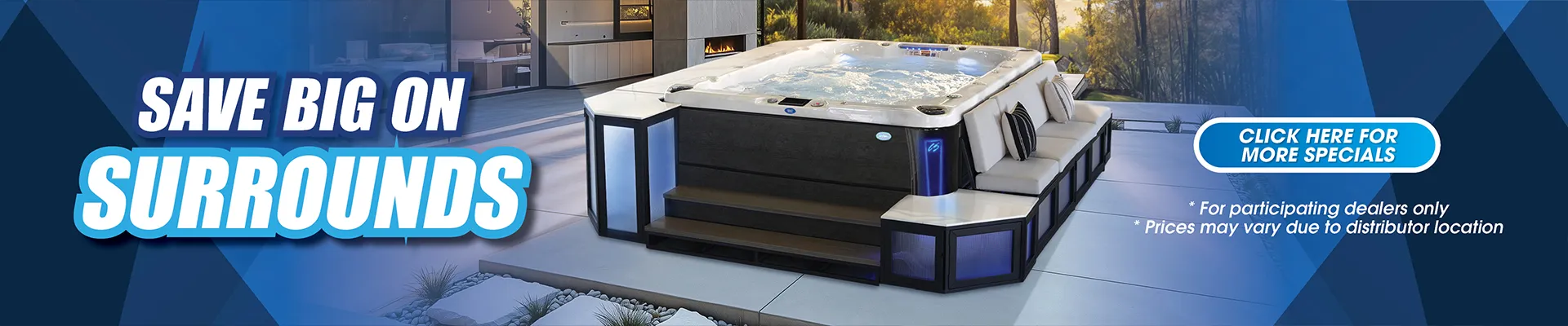 Calspas hot tub being used in a family setting - Trenton